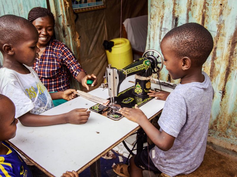 TBVF kids sewing